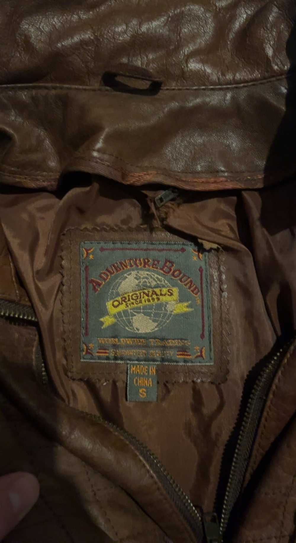 Adventure Bound × Vintage Vintage leather jacket - image 2