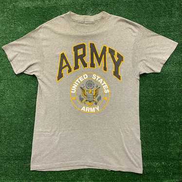 Hanes × Made In Usa × Vintage US Army Vintage 90s… - image 1