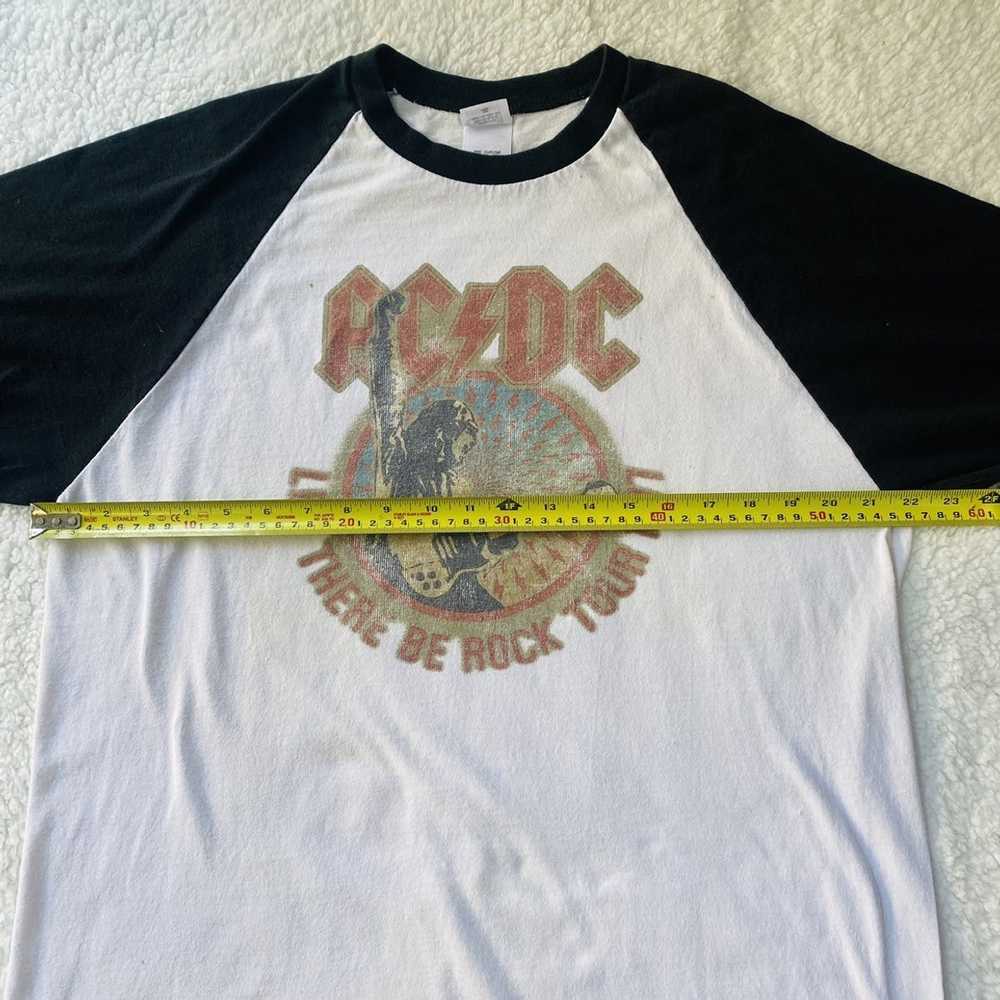 Ac/Dc × Band Tees × Vintage Vintage AC/DC Basebal… - image 5