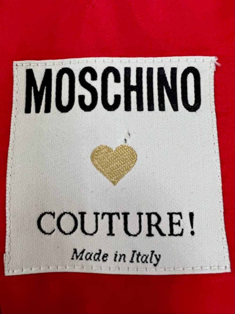 Moschino Red Heart Button-up Bustier - image 3
