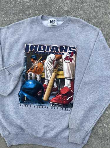 Lee × MLB × Vintage Vintage Cleveland Indians swea