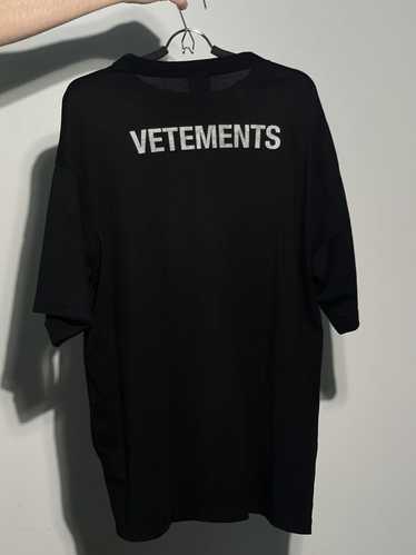 Vetements Vetements ‘Staff’ Reflective T-shirt Bla