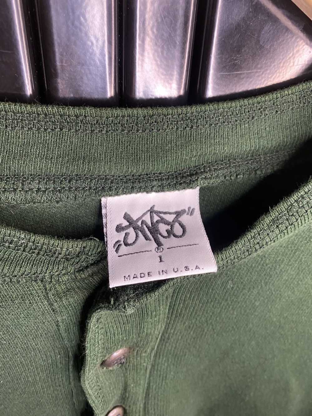 Jnco × Made In Usa Green Embroidered Thermal Long… - image 5