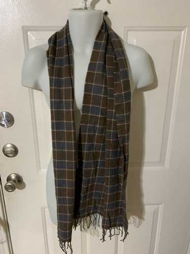 Barneys New York Lambswool & Cashmere Plaid scarf