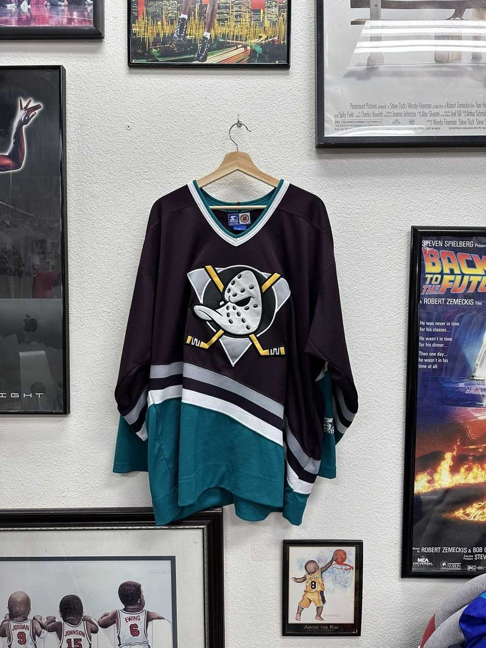 Starter Anaheim Mighty Ducks Paul Kariya Jersey - image 1