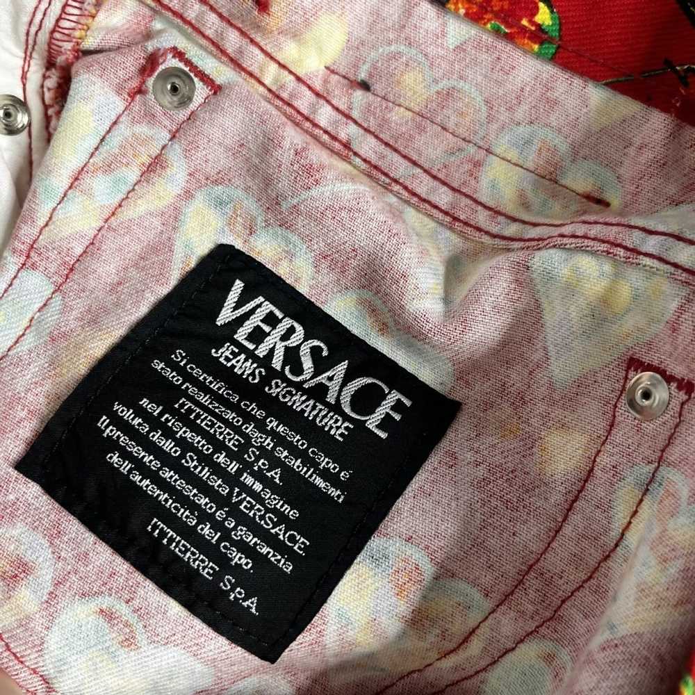 Versace Versace Heart Pants - image 7
