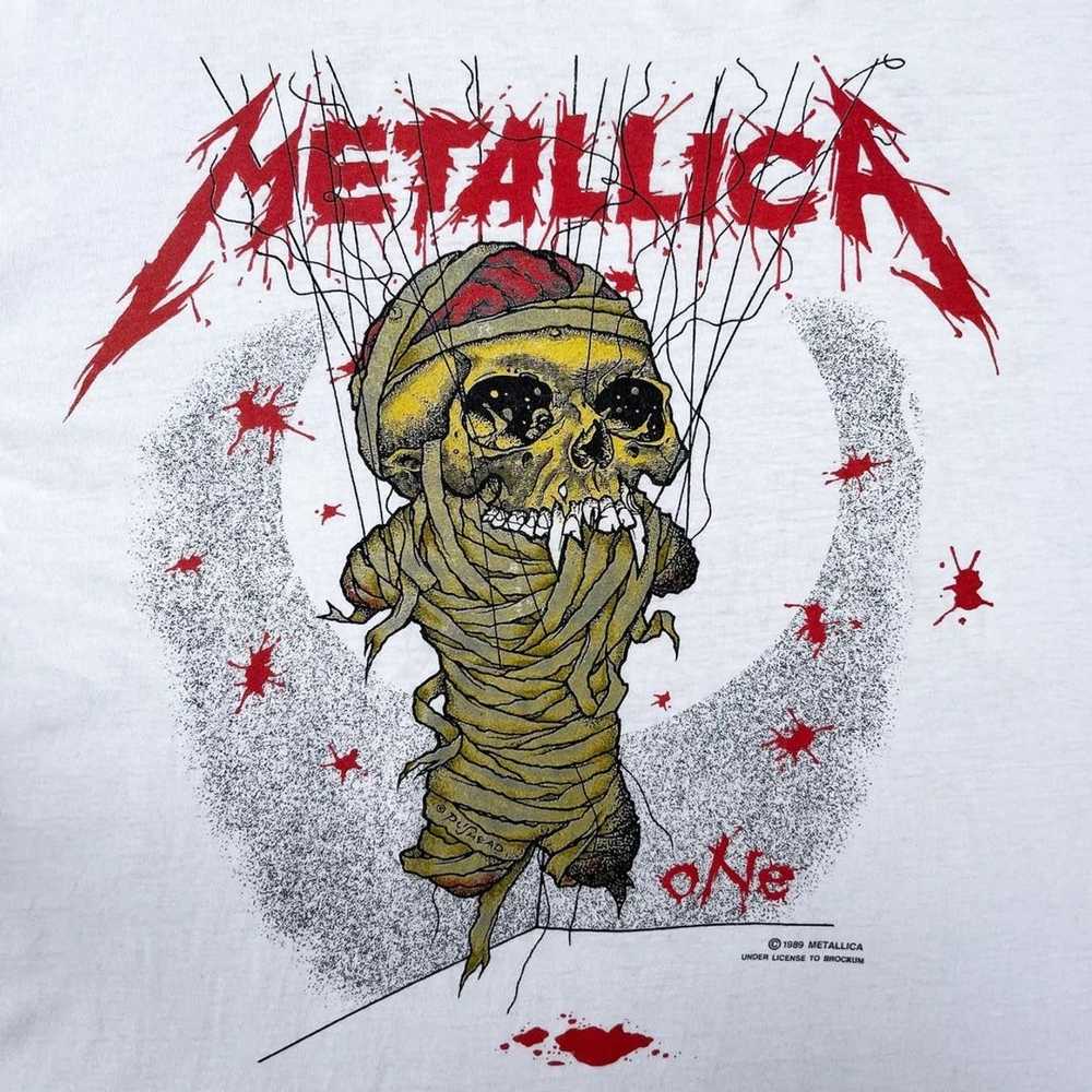 Band Tees × Metallica × Vintage Metallica 89 80s … - image 3