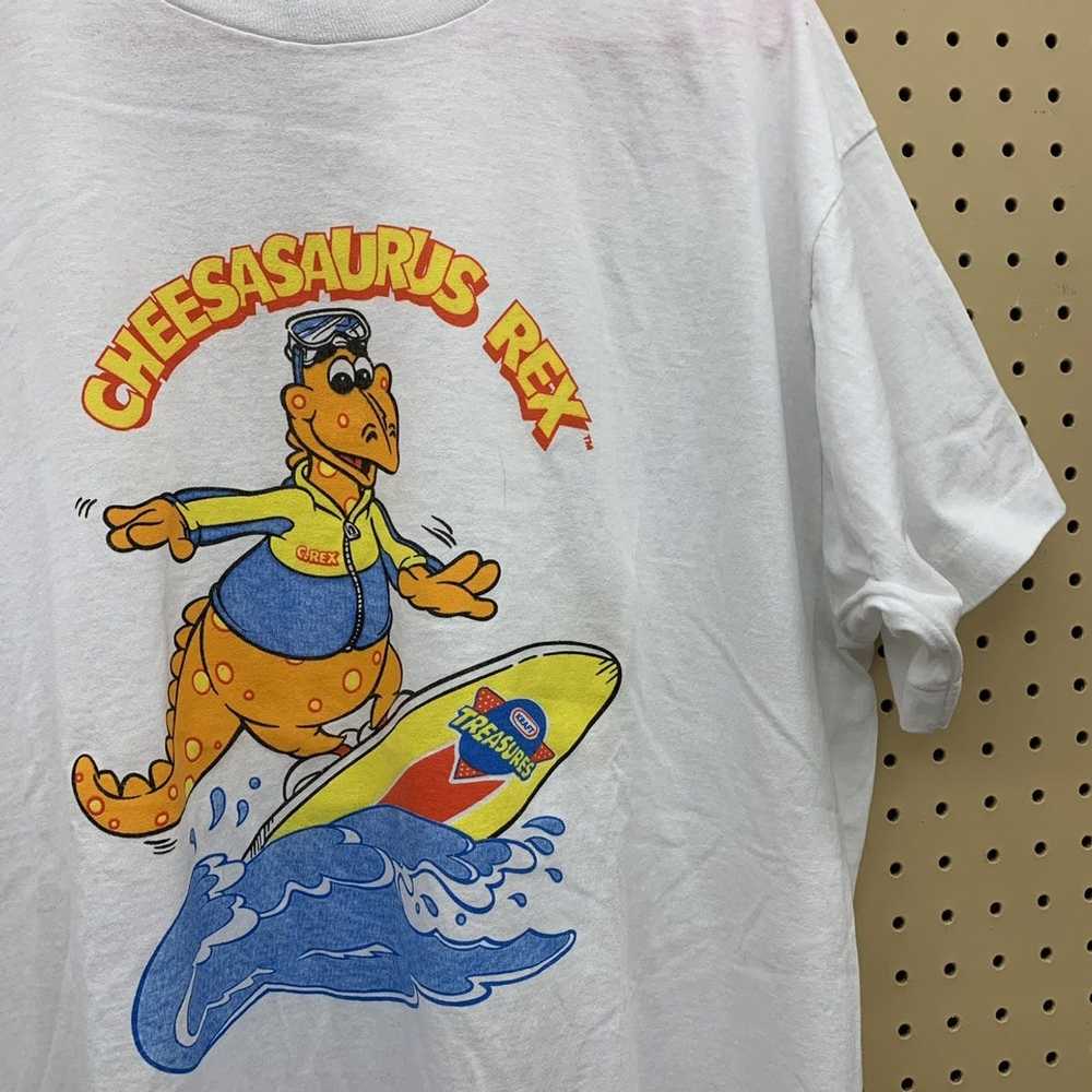 Screen Stars × Vintage Vintage Cheesasaurus Rex t… - image 3