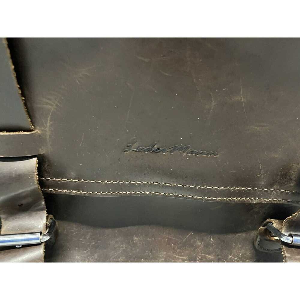 Unknown London LederMann Briefcase Full Leather T… - image 2