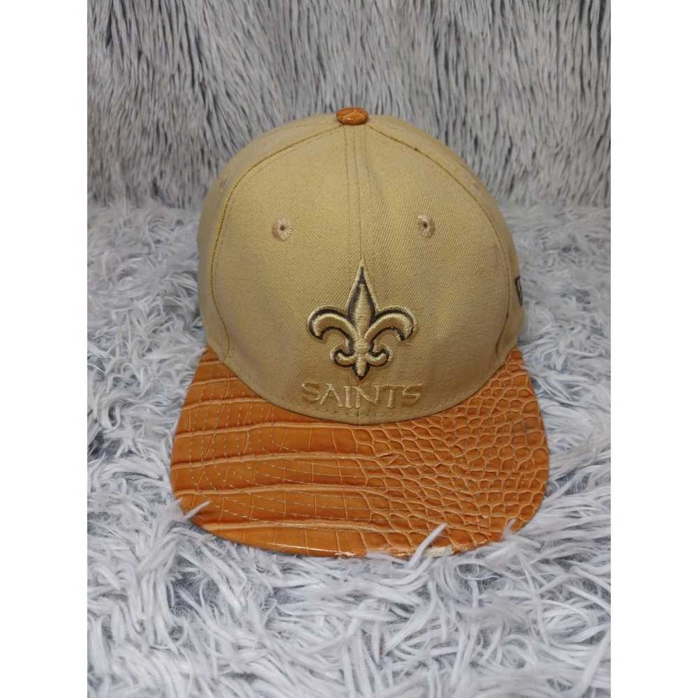 New Era Vintage New Orleans Saints Hat Scaled Bil… - image 1