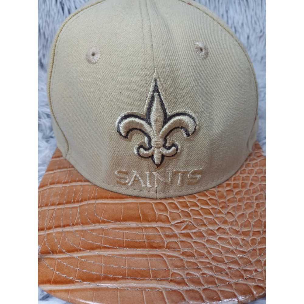New Era Vintage New Orleans Saints Hat Scaled Bil… - image 5