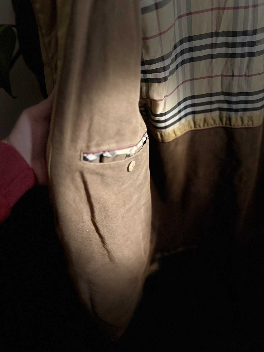 Vintage Burberry Quilted Jacket Men Size XL - image 11