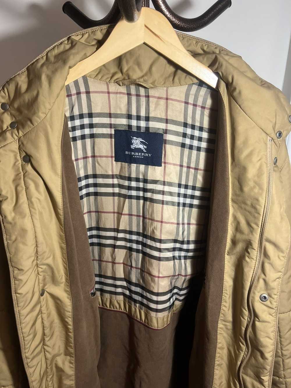Vintage Burberry Quilted Jacket Men Size XL - image 6