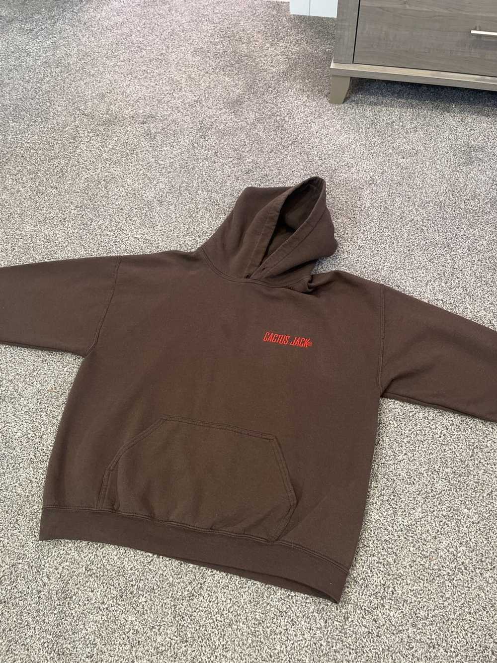 Travis Scott Travis Scott cactus jack hoodie brown - image 1