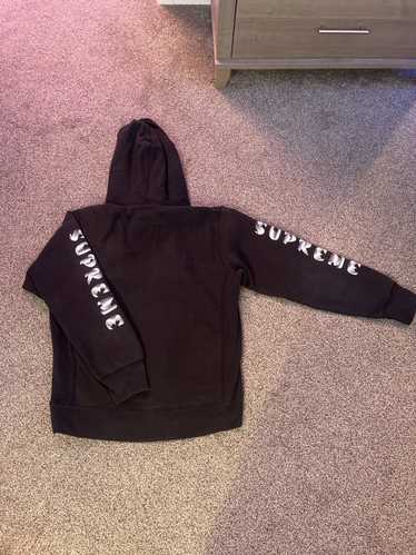 Gradient sleeve hooded sweatshirt on sale supreme