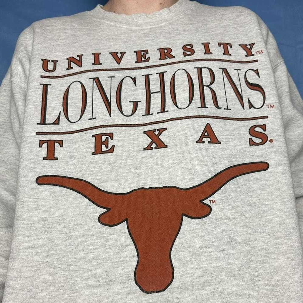 Ncaa × Vintage vintage texas longhorns sweatshirt - image 4