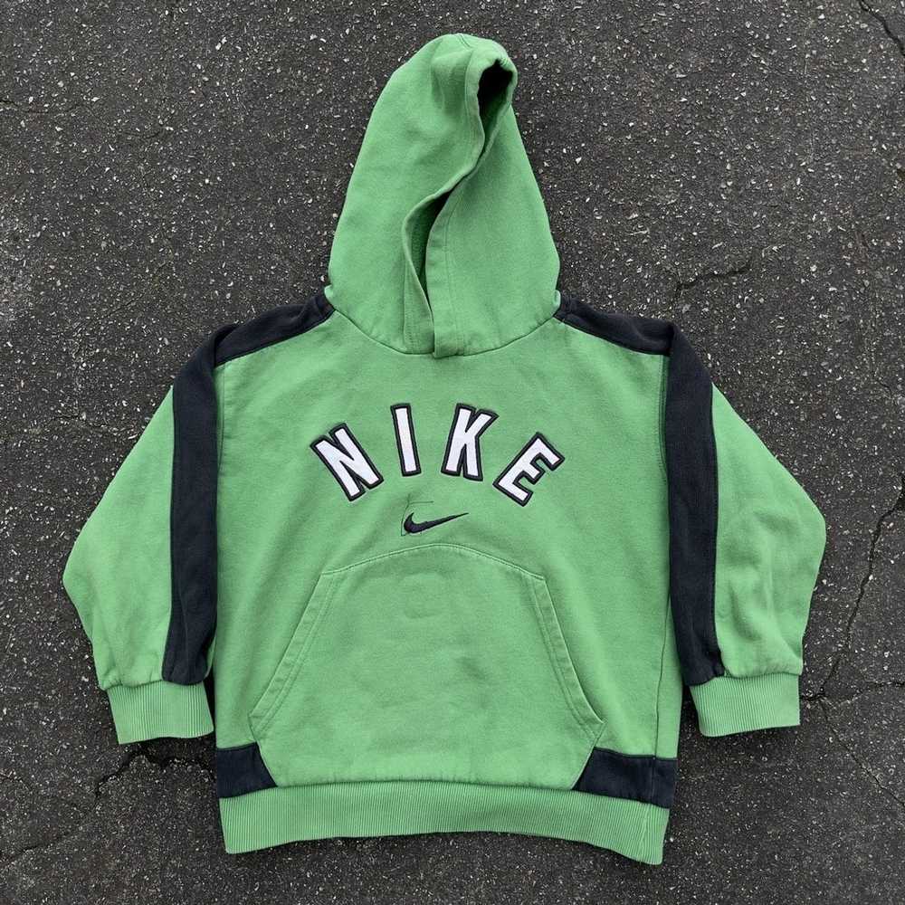 Nike Vintage Nike Center Swoosh Logo Hoodie - image 1