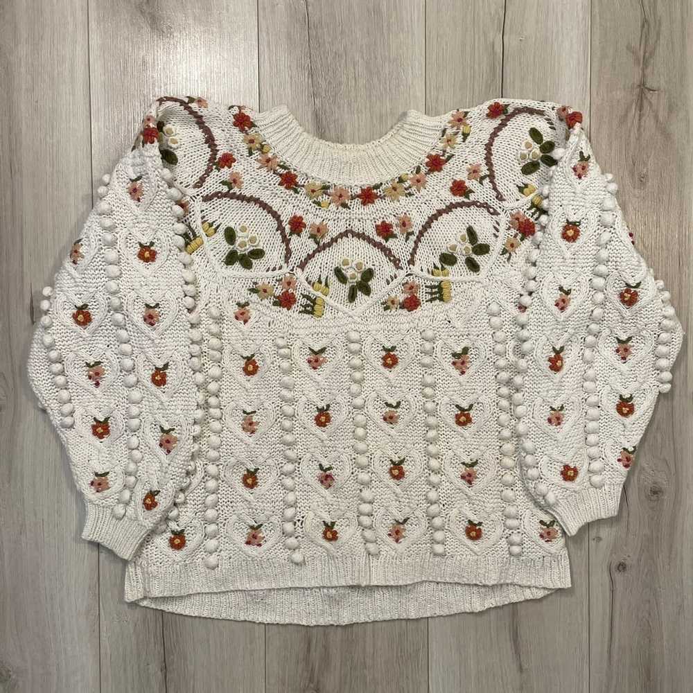 Vintage Vintage handmade hand knitted sweater jum… - image 1