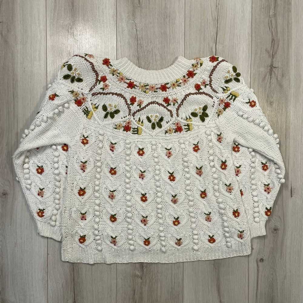 Vintage Vintage handmade hand knitted sweater jum… - image 3