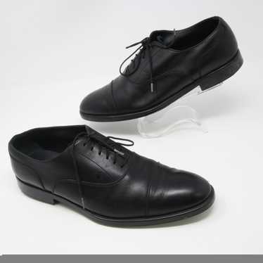 Tod's Tod's Black Cap Toe Formal Shoes Size 7.5 - image 1