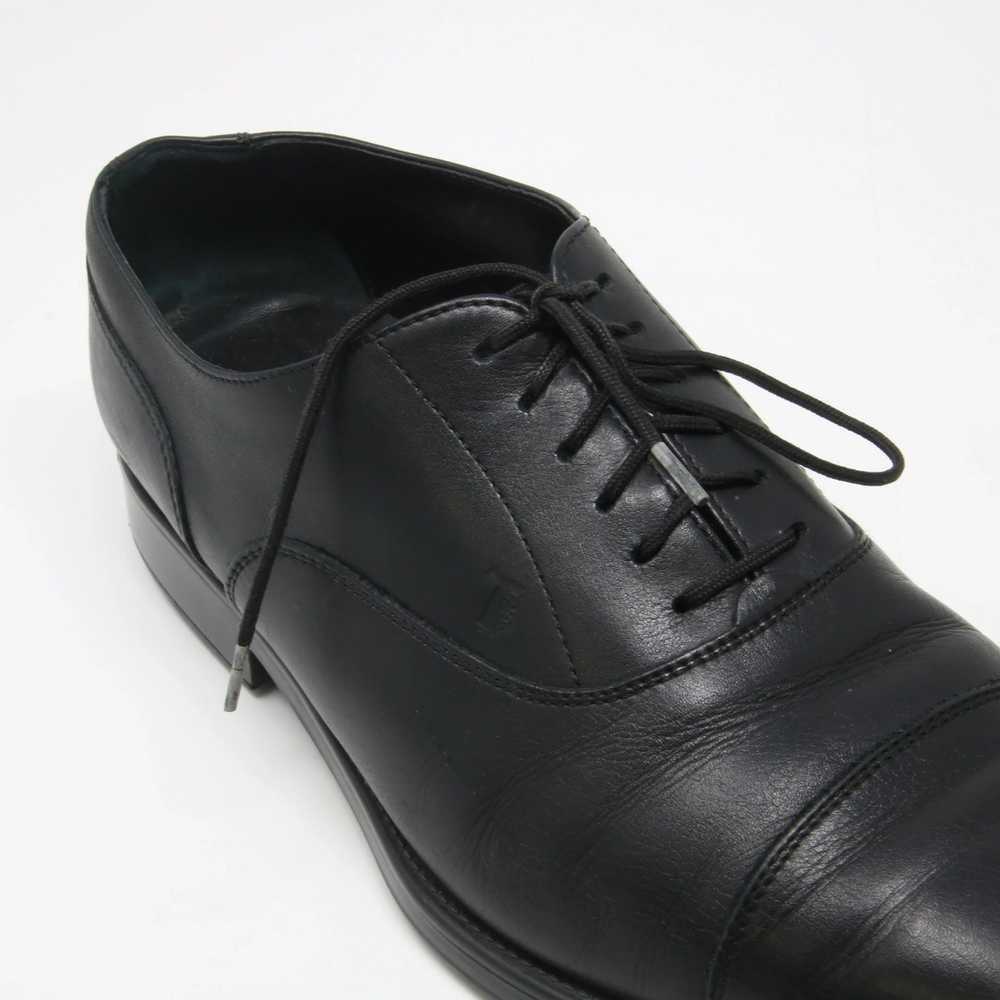 Tod's Tod's Black Cap Toe Formal Shoes Size 7.5 - image 5