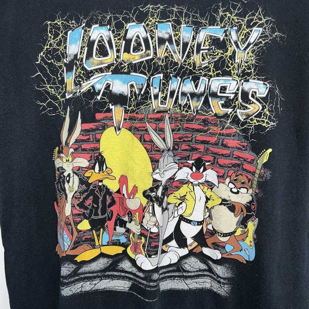 Other Looney Tunes Mens T Shirt Size L Black Shor… - image 2