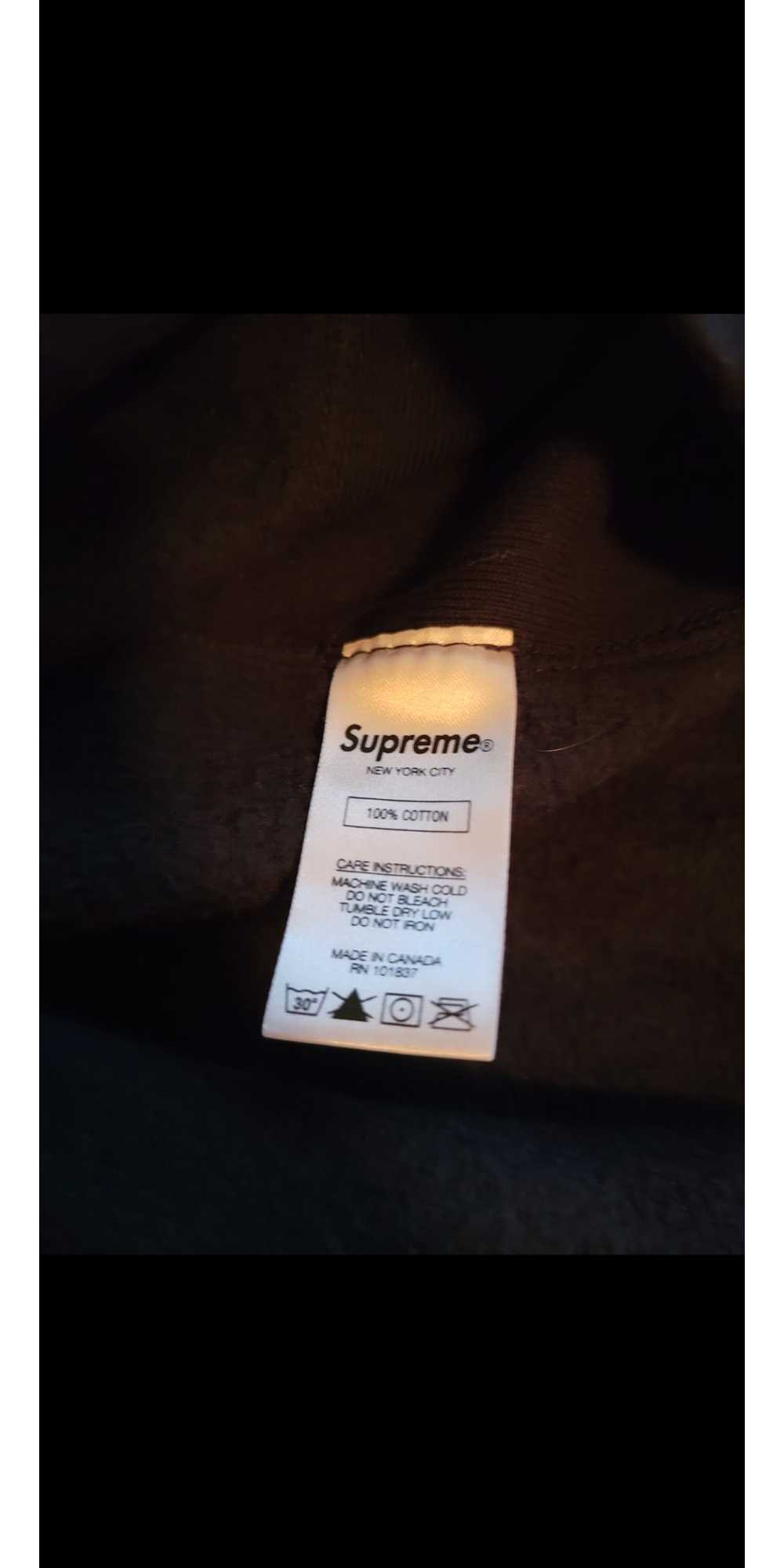 Supreme Supreme Crossbox Logo Hoodie Navy FW20 - image 5