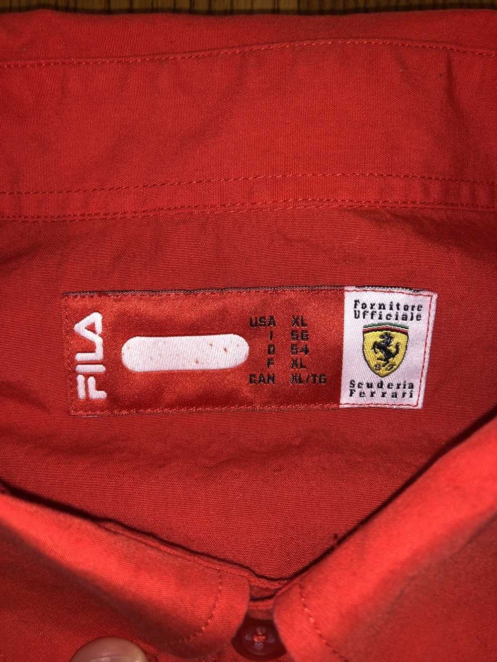 Ferrari × Fila Fila x Ferrari long sleeve shirt - image 3