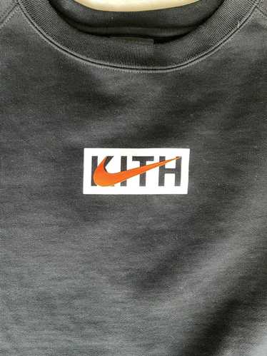 Kith & Nike for New York Knicks Fleece Crewneck 'Black' | Men's Size M