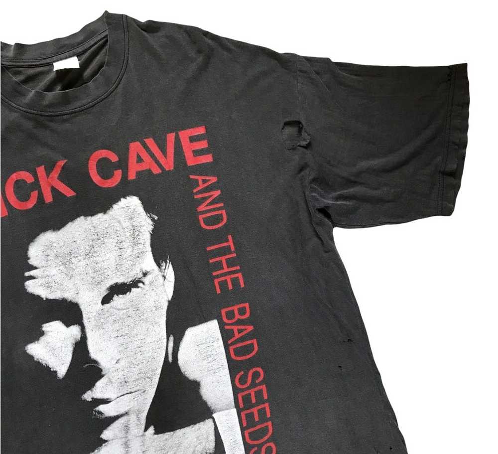 Band Tees × Vintage 90’s Trashed Nick Cave and Th… - image 2