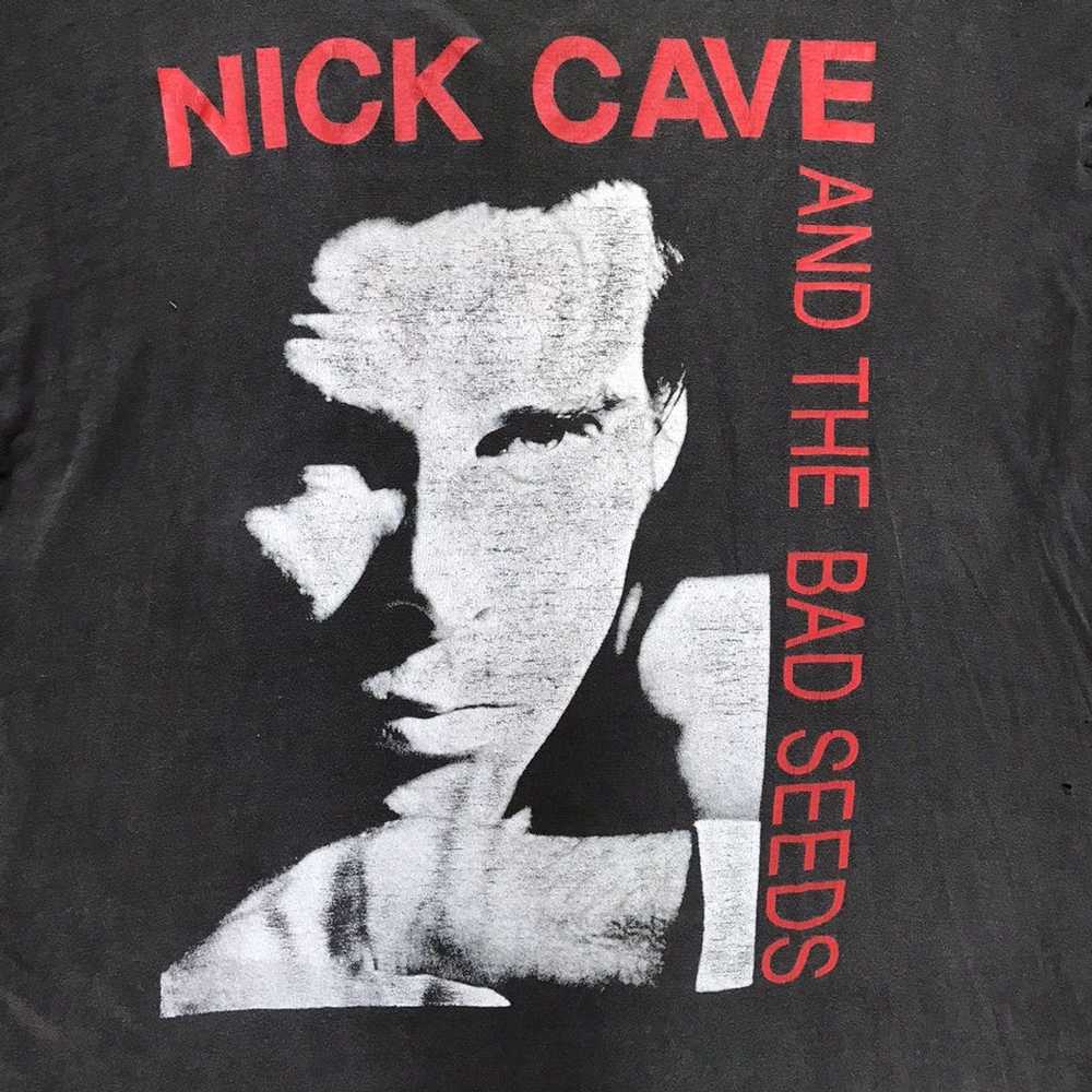 Band Tees × Vintage 90’s Trashed Nick Cave and Th… - image 3