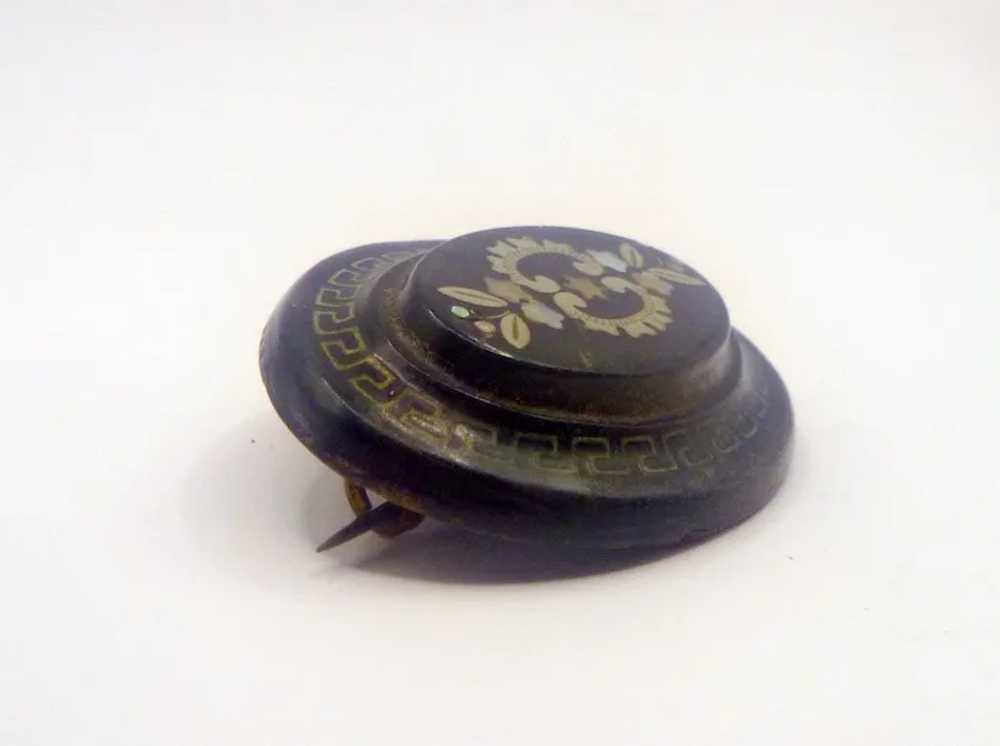 Antique Pique Brooch - image 2