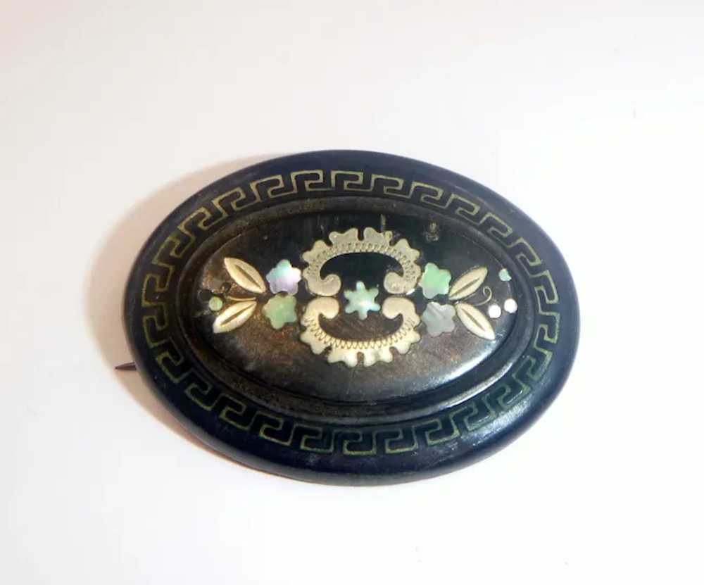 Antique Pique Brooch - image 4