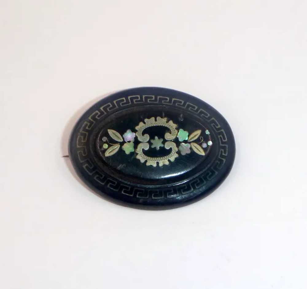 Antique Pique Brooch - image 6