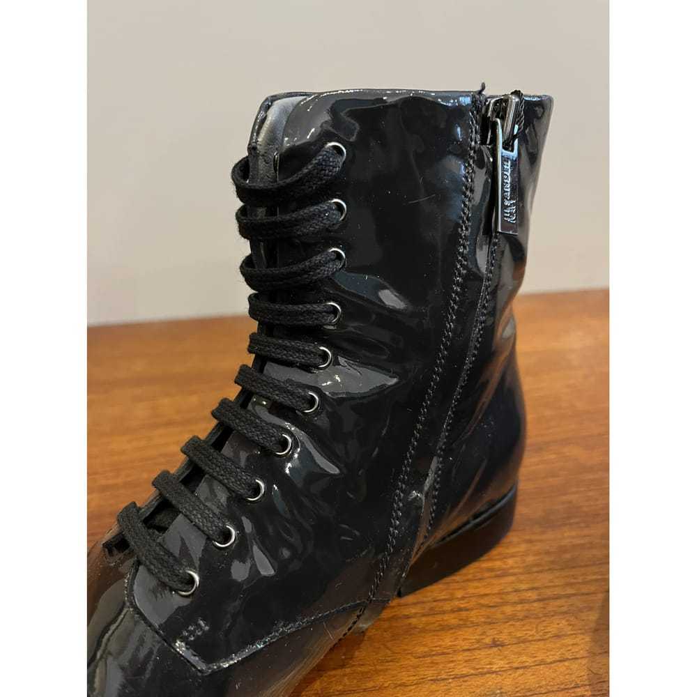 Jil Sander Patent leather lace up boots - image 10