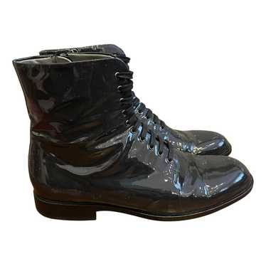 Jil Sander Patent leather lace up boots - image 1