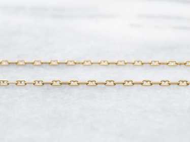 Yellow Gold Anchor Link Chain - image 1