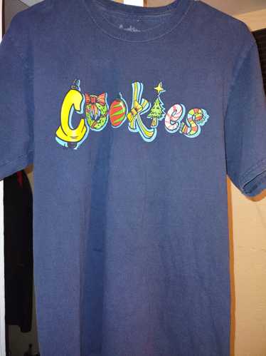 Cookies Navy Blue Christmas Cookies Brand T-shirt