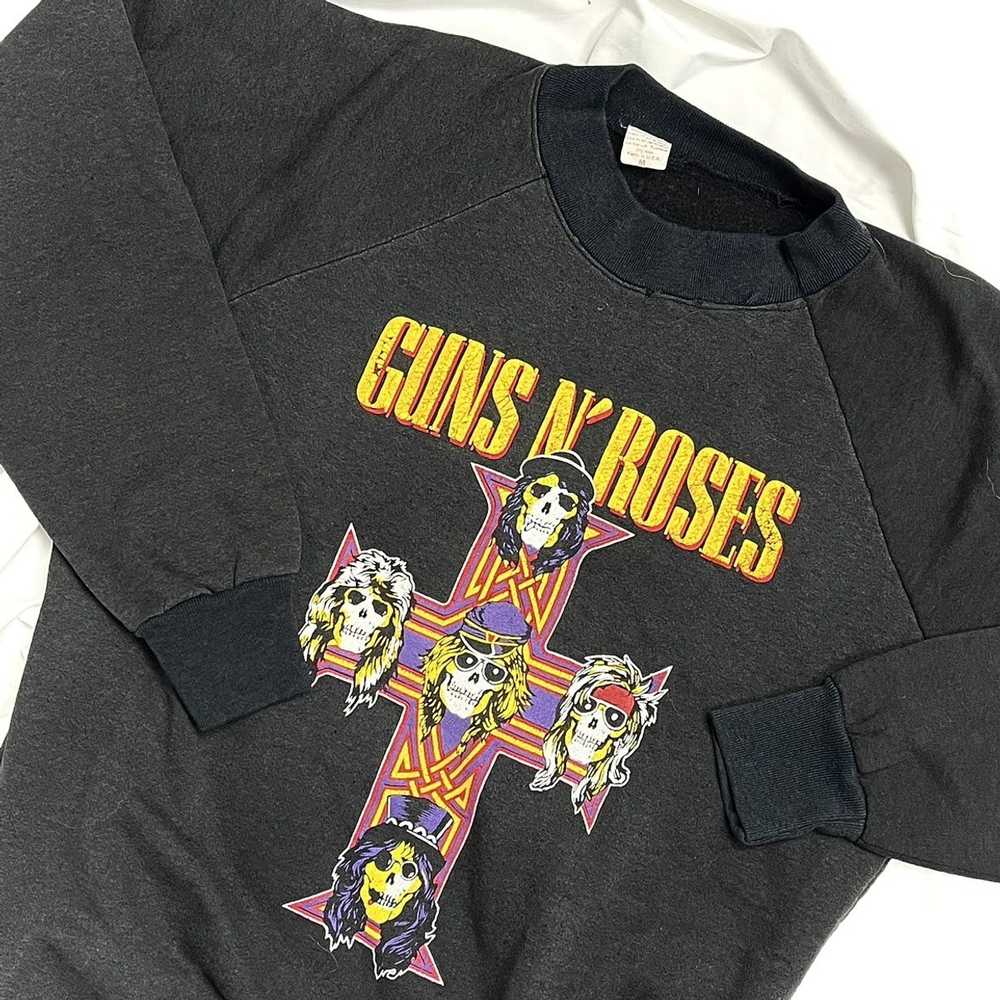 Guns N Roses Vintage 80’s Guns N’ Roses Rare Swea… - image 1