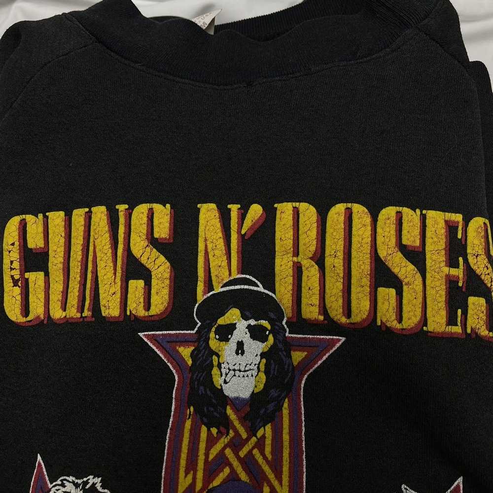 Guns N Roses Vintage 80’s Guns N’ Roses Rare Swea… - image 3