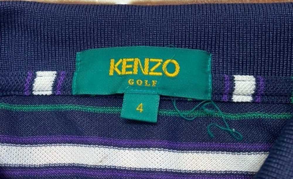 Designer × Kenzo Vintage Kenzo Golf Stripe Polo S… - image 10