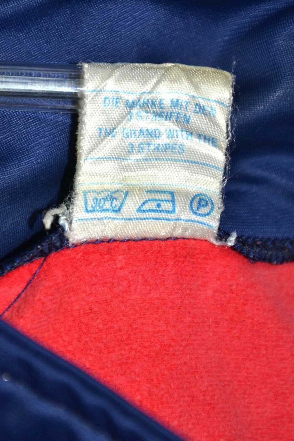 Adidas ADIDAS VINTAGE 1980'S RED FOOTBALL JACKET … - image 7
