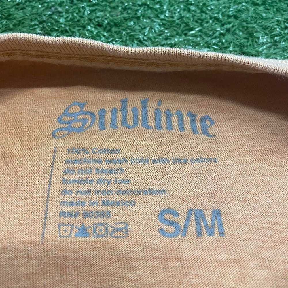 Band Tees Sublime Distressed Faded Graphic Band s… - image 4