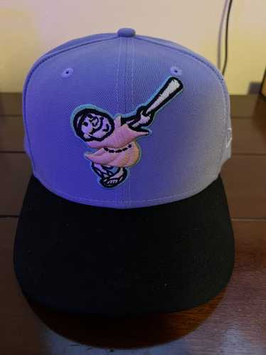 Hat Club × New Era Purple 2 tone padres fitted