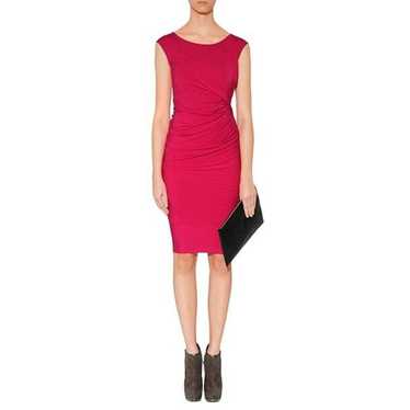 Donna Karan Donna Karan Hot Shocking Pink Dress K… - image 1