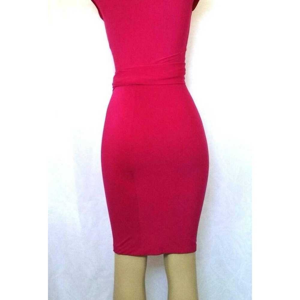 Donna Karan Donna Karan Hot Shocking Pink Dress K… - image 8
