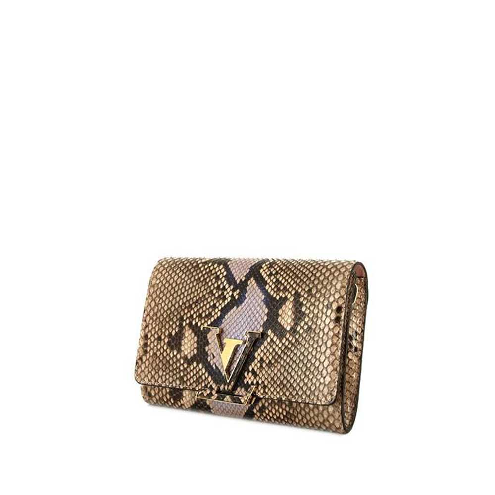 Louis Vuitton Louise pouch in beige and pink pyth… - image 1