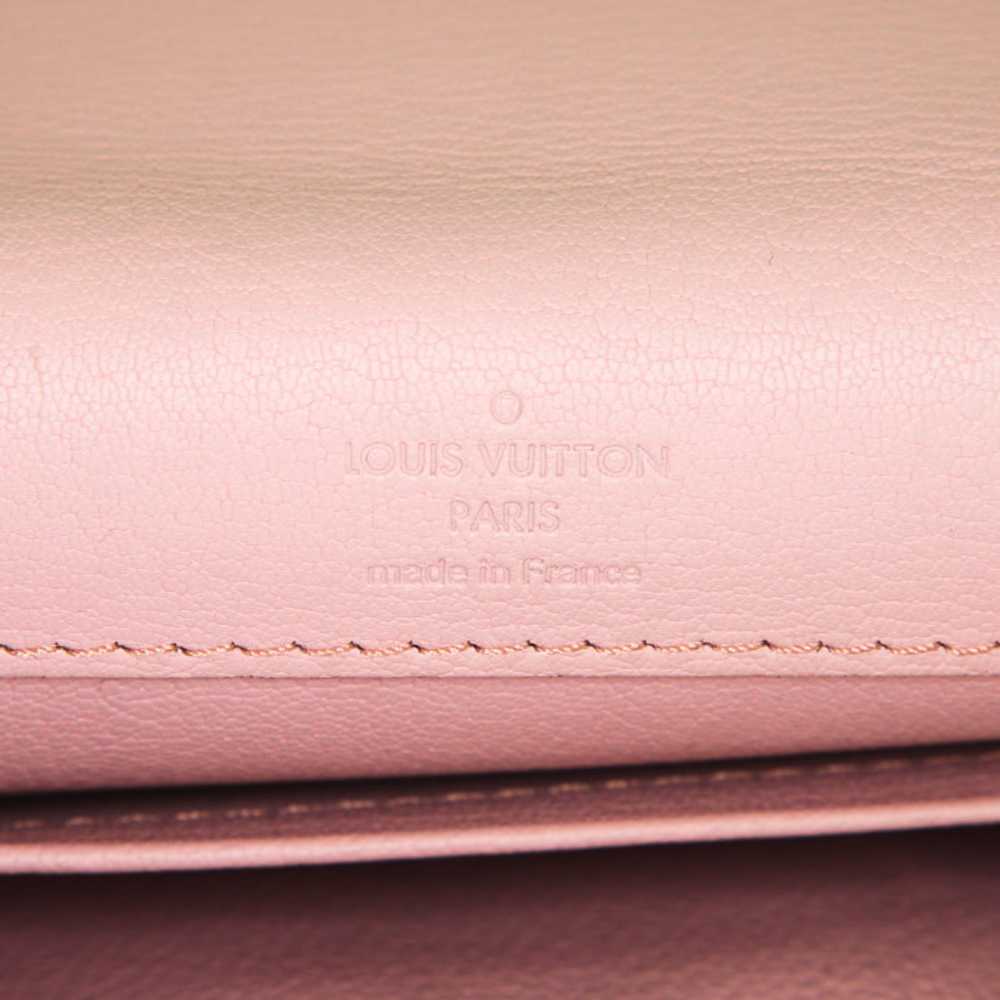 Louis Vuitton Louise pouch in beige and pink pyth… - image 4