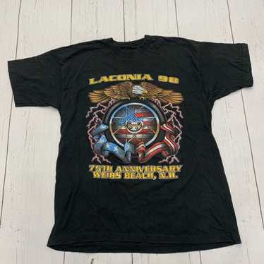 Vintage Vintage 1998 bike rally tee - image 1