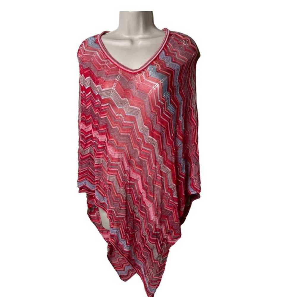 Missoni Missoni - Sheer Zigzag Poncho sz S M - image 2